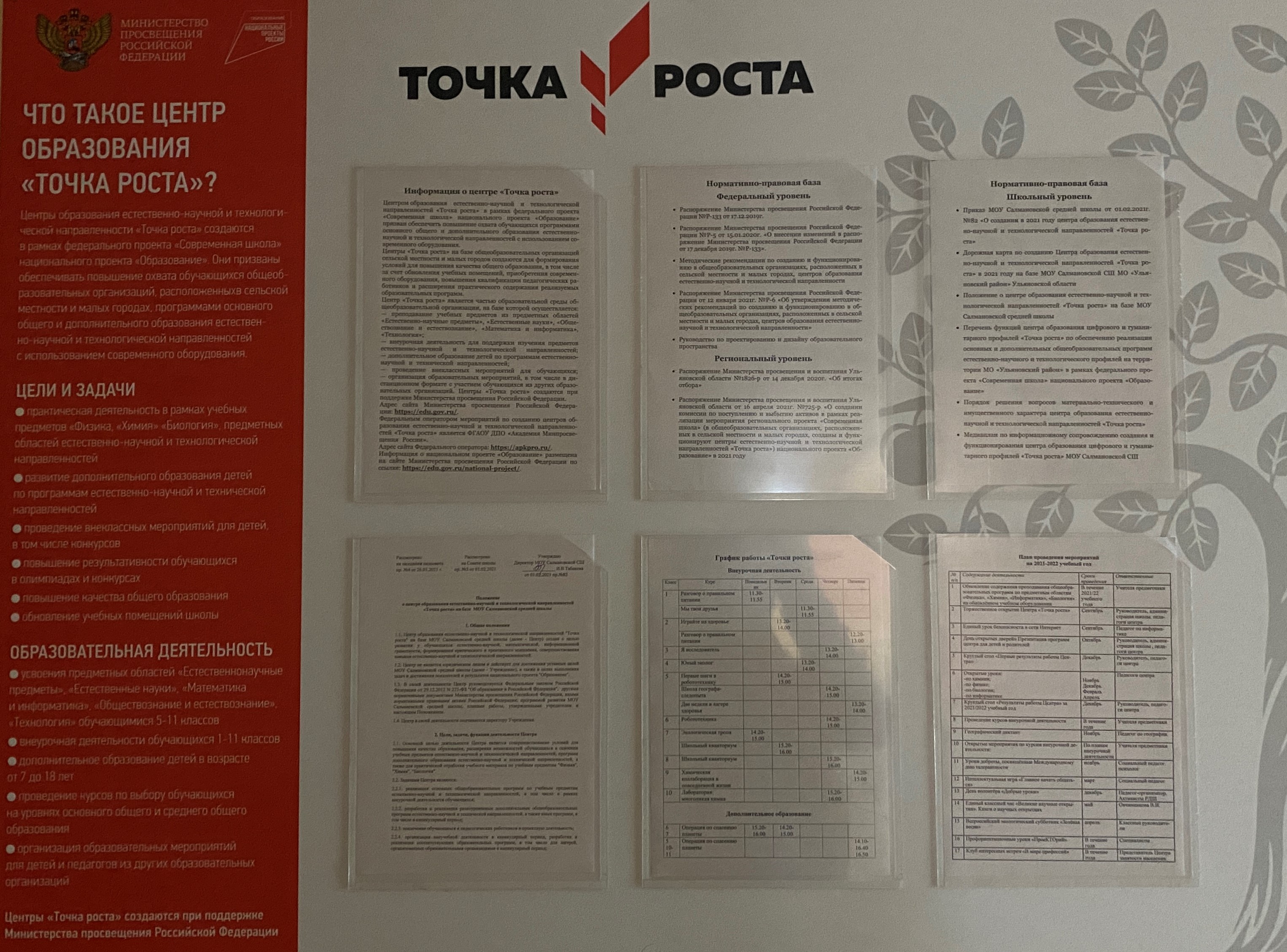 Стенд Точка роста